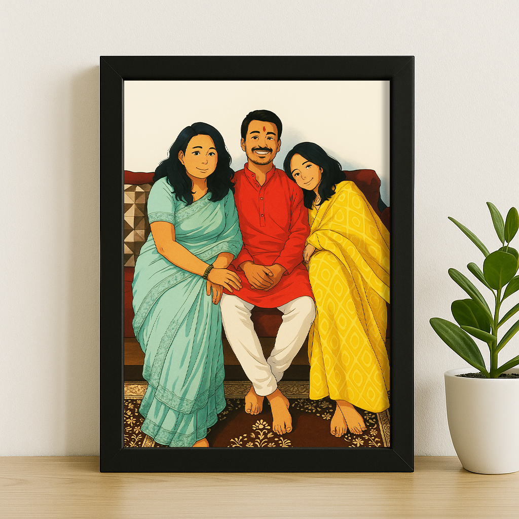 Personalized Ghibli Photo Frame