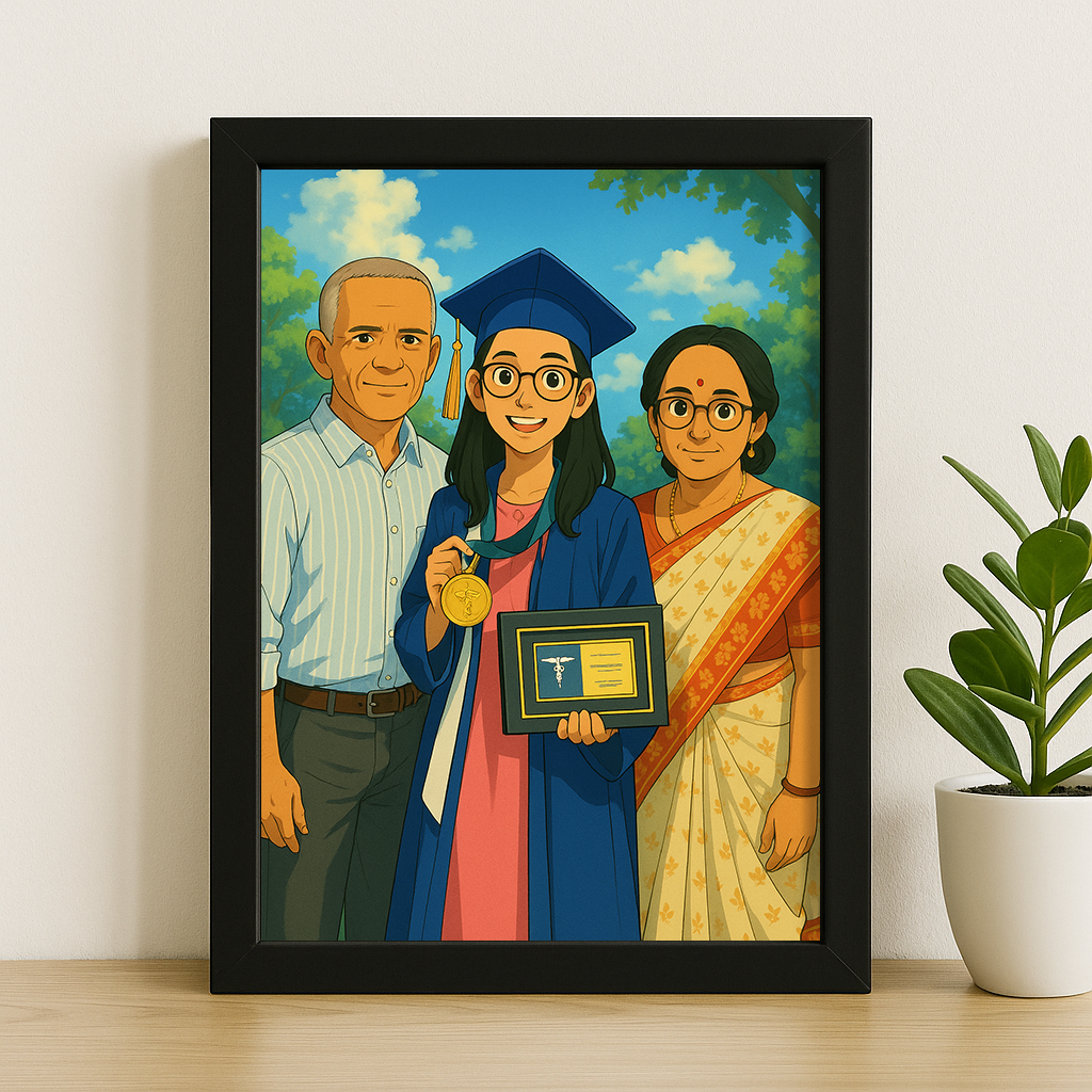 Personalized Ghibli Photo Frame
