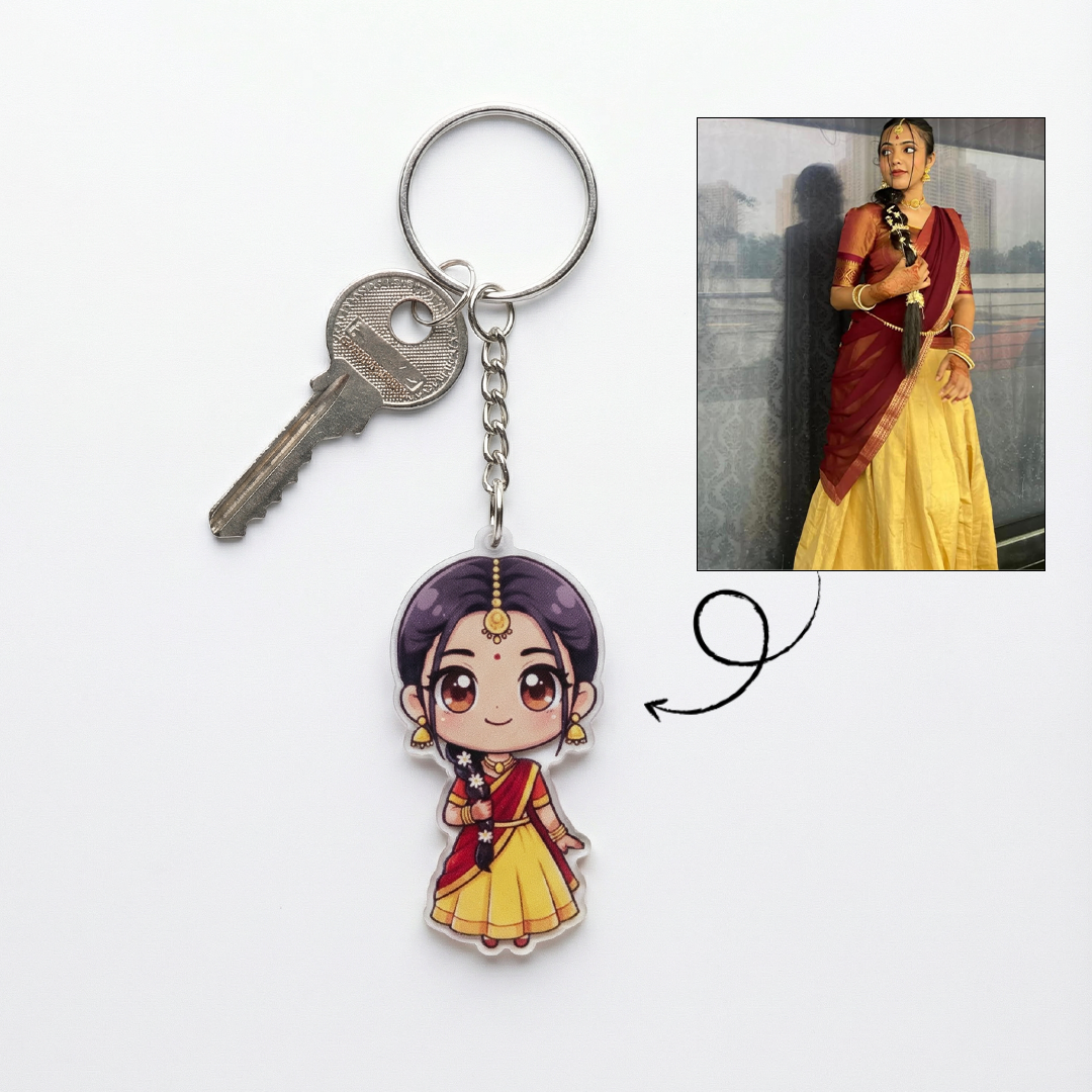 Mini-Me Custom Chibi Keychain