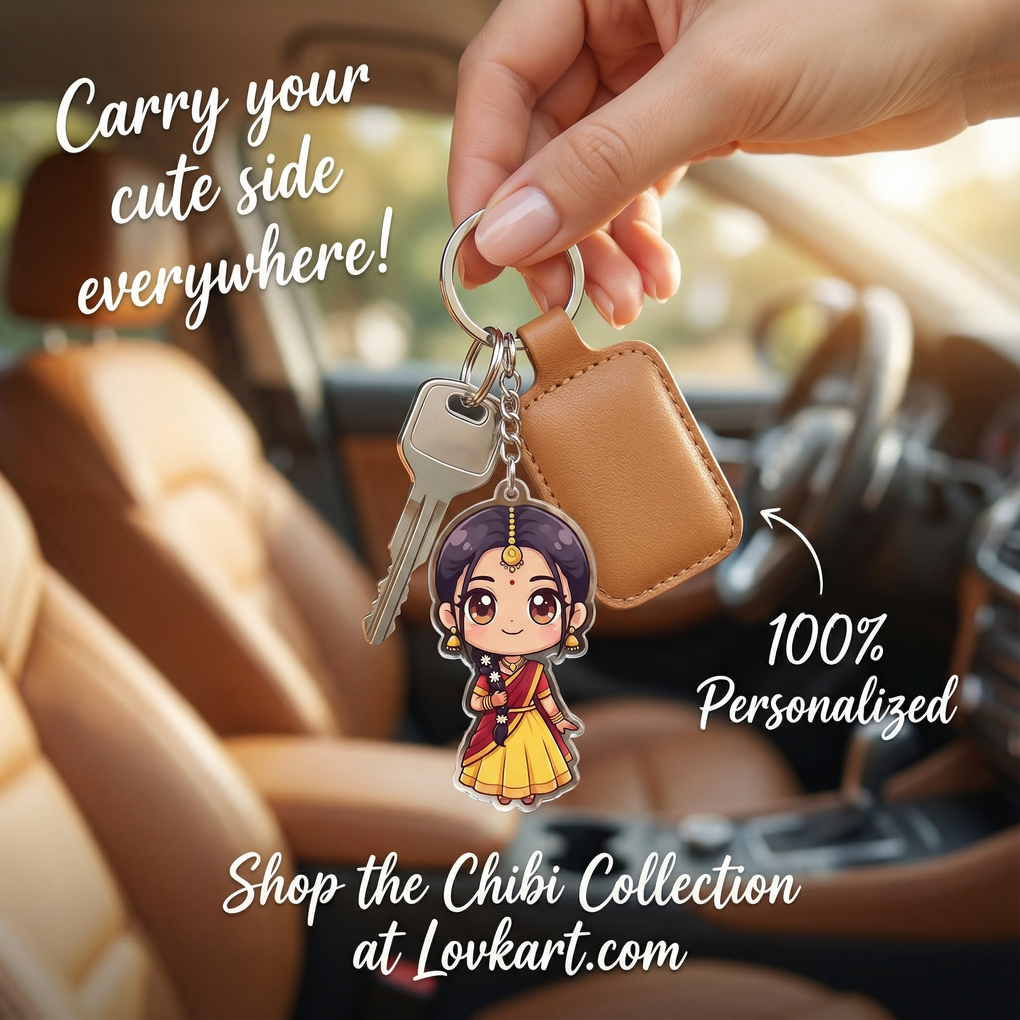 Mini-Me Custom Chibi Keychain