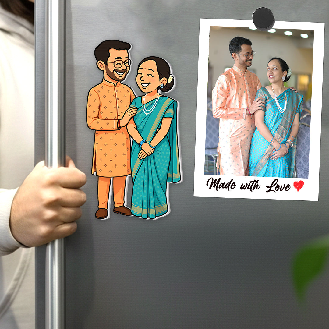 Chibido Fridge Magnet (Couple)