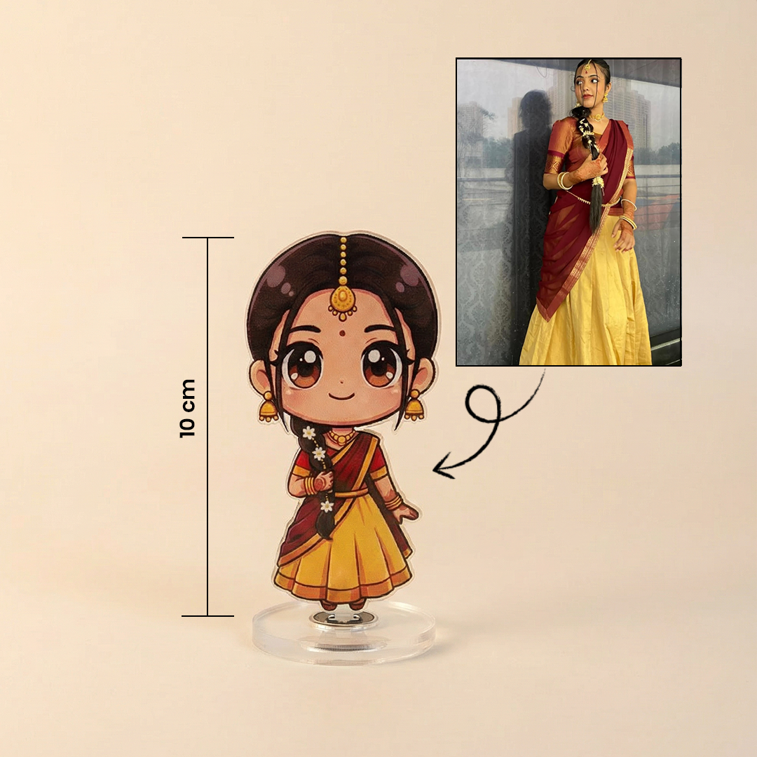 Mini-Me Custom Chibi Rotating spinner standee